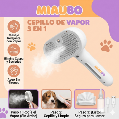 Cepillo Vaporizador CleanPaws