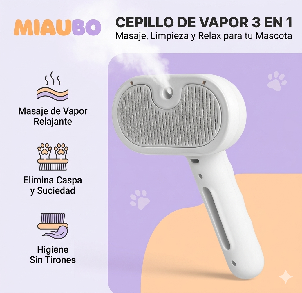 Cepillo Vaporizador CleanPaws