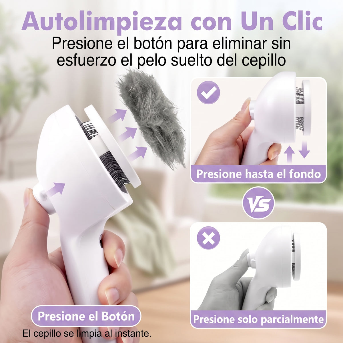 Cepillo Vaporizador CleanPaws