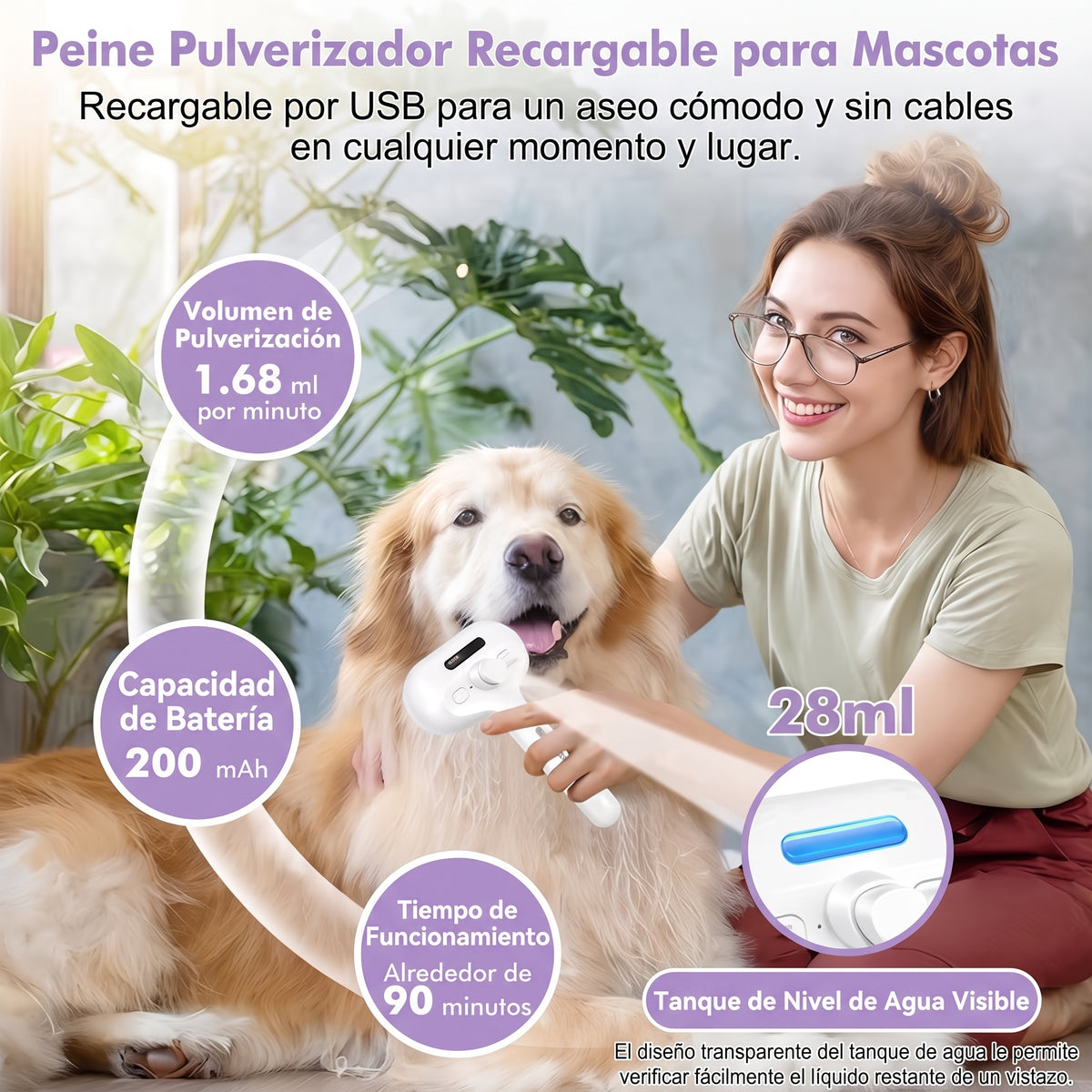 Cepillo Vaporizador CleanPaws